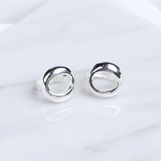 실버동그라미귀걸이
