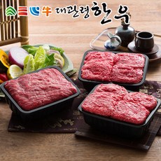 대관령한우 1등급이상 골드플러스1호(1.8kg)국거리+불고기2팩, 1세트, 1.8kg