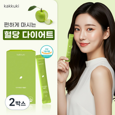 다이어팅티 애플맛 14포 체지방 감소 혈당케어 비타민 미네랄 12중 기능성 마시는 탄산 다이어트, 14회분, 2개 14회분, 2박스