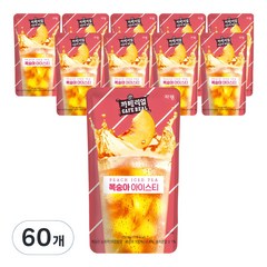 쟈뎅 까페리얼 복숭아 아이스티, 230ml, 60개