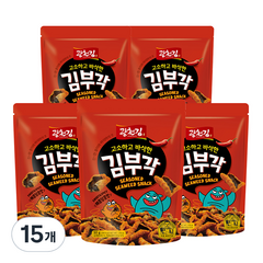 광천김 고소하고 바삭한 김부각 매콤달콤맛, 50g, 15개