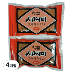 천혜식품 시찌미, 240g, 4개