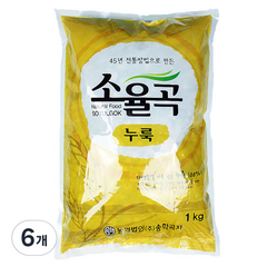 송학곡자 미국밀 누룩, 6개, 1kg