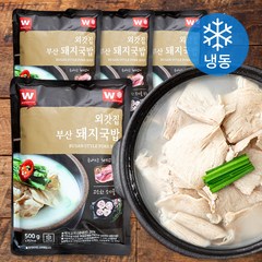 외갓집 부산 돼지국밥 (냉동), 500g, 4개