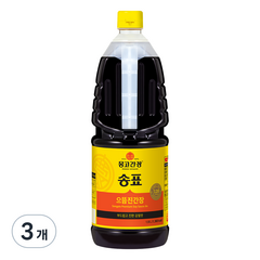 몽고간장 송표 으뜸진간장, 1.8L, 3개