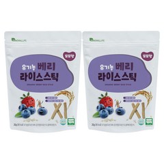 또또맘 유기농 라이스스틱 20g, 베리, 2개