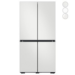 [색상선택형] 삼성전자 비스포크 4도어 키친핏 냉장고 615L 방문설치, 코타 화이트, RF60B91Y3AP