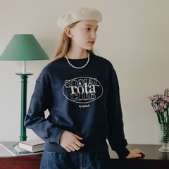 로라로라 여성용 OUTLINE LOGO SWEATSHIRT