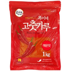 복이네먹거리 중국산 고추가루 매운맛 떡볶이 소스용, 1kg, 1개