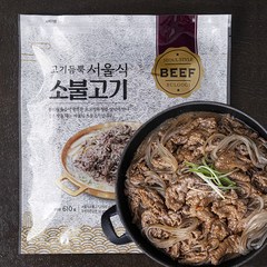 고기듬뿍 서울식 소불고기 500g + 전골용육수 80g + 당면 30g 세트 (냉장), 1세트