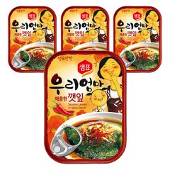 샘표 우리엄마 반찬 매콤한 깻잎, 70g, 4개