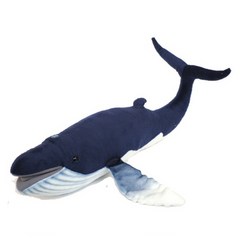 한사토이 동물인형 6289 혹등고래 hump back whale, 23cm, 파랑색