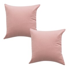 이코니하우스 선염 무지 쿠션 솜 포함 2p, 핑크
