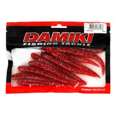 다미끼 스팅거 4인치 루어미끼 10p, 108 RED SILVER, 6.2g