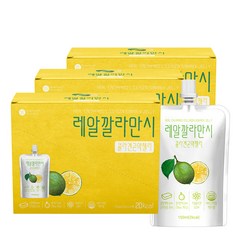 바로푸드 레알깔라만시 콜라겐 곤약젤리, 1500ml, 3개