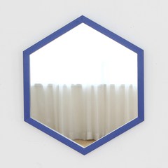 럼버잭 레인보우 육각 벽거울, 파랑