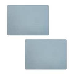 직잭 토고 테이블 매트 직사각 2p, 스톤블루, 45 x 33 cm