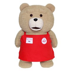 테드2 앞치마 곰 인형, 50cm, 혼합색상