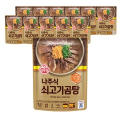 오뚜기 나주식 쇠고기곰탕, 12개, 500g