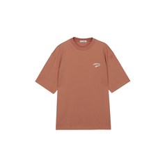 베이직하우스 USA 코튼 프린트 오버핏 반팔 티셔츠 LWTS3107