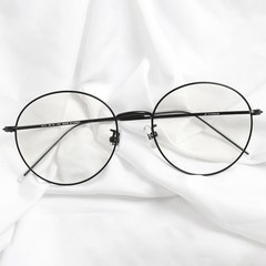 BEIMA 베타티타늄 왕동글이 안경 변색렌즈VER + 케이스 + 안경닦이 세트