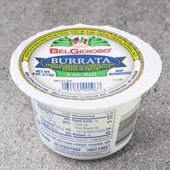 벨지오이오조 부라타 치즈, 1개, 113g