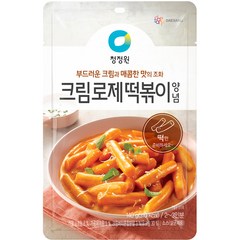 대상 청정원 크림로제 떡볶이 양념, 1개, 140g