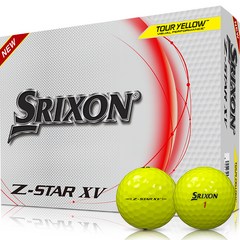 스릭슨 신형 지스타8 XV 우레탄 골프공 3피스 12p, 옐로우, 12개입, 1개