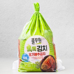 풀무원 톡톡 포기배추김치, 3.3kg, 1개