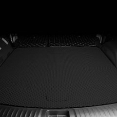 차량용 튜닝 논슬립 고무 방방 트렁크 매트 T7 토레스, 블랙