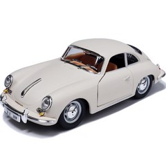 브라고 1:24 포르쉐 356B COUPE 1961 다이캐스트 모형차, 아이보리