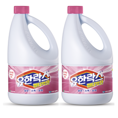 유한락스 멀티액션 후로랄 표백제, 2개, 1.5L