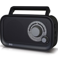 브리츠 레트로 휴대용 라디오, BZ-R410, 블랙