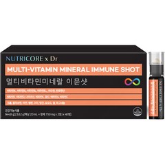 뉴트리코어 x Dr 멀티 비타민 미네랄 이뮨샷 40p, 944.8g, 1개