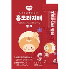또또맘 우리아이 맑은습관 홍도라지배 젤리 10p, 혼합맛(배/홍도라지), 150g, 1개