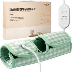 테슬테즐 손목 전기 온열 찜질기 민트체크 PR-0701