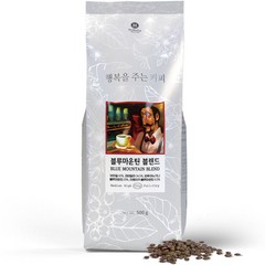 맥널티커피 블루마운틴 블렌드 커피 원두, 홀빈(분쇄안함), 500g, 1개