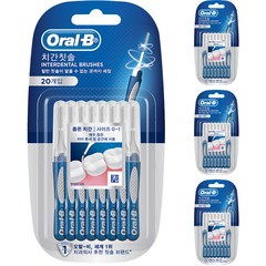 Oral-b 치간칫솔 프리시즌 클린, 20개입, 4개