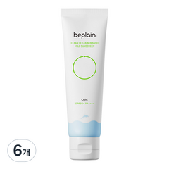 비플레인 클린 오션 논나노 마일드 선스크린 SPF50+ PA++++, 50ml, 6개