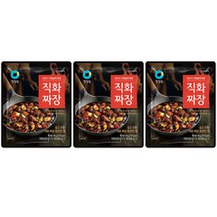 청정원 직화짜장 분말, 80g, 3개