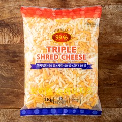트리플 슈레드 치즈, 1kg, 1개