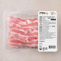 모아미트 캐나다산 보리먹인 암퇘지 삼겹살 구이용 (냉장), 600g, 1개