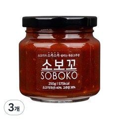 소보꼬 한우 볶음고추장, 250g, 3개