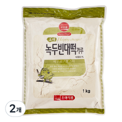 초야식품 참조은 녹두 빈대떡 가루, 1kg, 2개