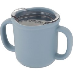 에디슨 프리미엄 실리콘 트레이닝 컵 200ml, 블루, 1개
