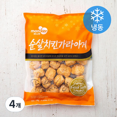 마니커에프앤지 순살치킨가라아게 (냉동), 1kg, 4개