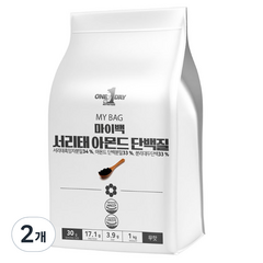 원데이뉴트리션 마이백 식물성 서리태 아몬드 단백질 단백분말, 1kg, 2개