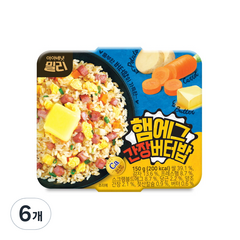 밀리 아이배냇 햄에그 간장버터밥, 150g, 6개