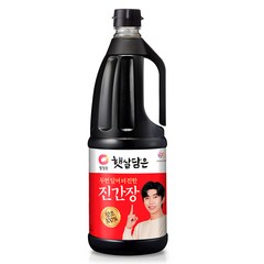 청정원 두번달여 더진한 진간장, 1.7L, 1개