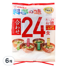 마루코메 료테이노 아지 24식 즉석식품, 432g, 6개